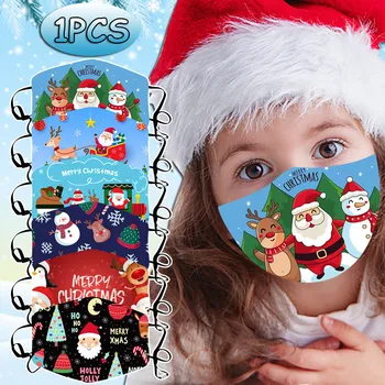 

Mascarilla Christmas Kids Mask Christmas Face Mask Fashion Mouth Masks Washable Reusable Face Mask Kids Mouth Caps Washable