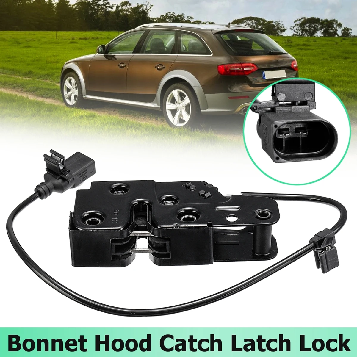 8K0823509F Замок капота автомобиля защелка для Audi A4 A5 Q5 S5 R8 RS4 RS5 VW Golf 5 Mk5 Jetta 3 Mk3 2003-2015