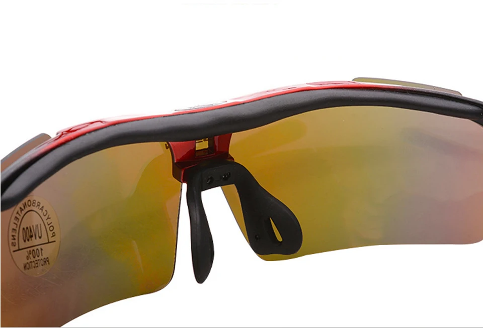 Polarized Sun Glasses 5 Lens Cycling Men Women Outdoor Sports Bicycle Glasses Fishing UV Protect Eyewear