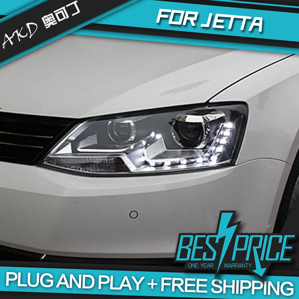 Автомобильные фары AKD для VW Jetta MK6 светодиодсветодиодный ходовые огни