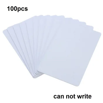 

100 Pieces IC Card Smart Keyfobs Mifare S50 RFID 13.56MHz