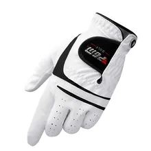 1 шт. мужские спортивные перчатки для гольфа Мягкие левые и правые износостойкие Регулируемые дышащие эластичные синтетические кожаные перчатки для гольфа любую погоду