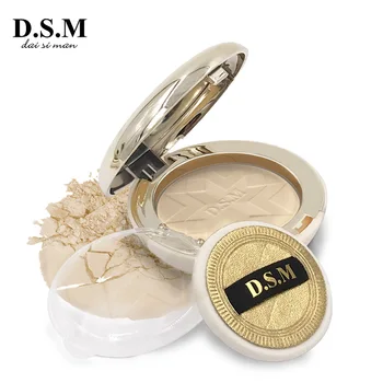 

D.S.M Brand New Facial Pressed Powder Brightening Long-lasting Waterproof Compact Powder Quality Brighten Makeup Powder Cake