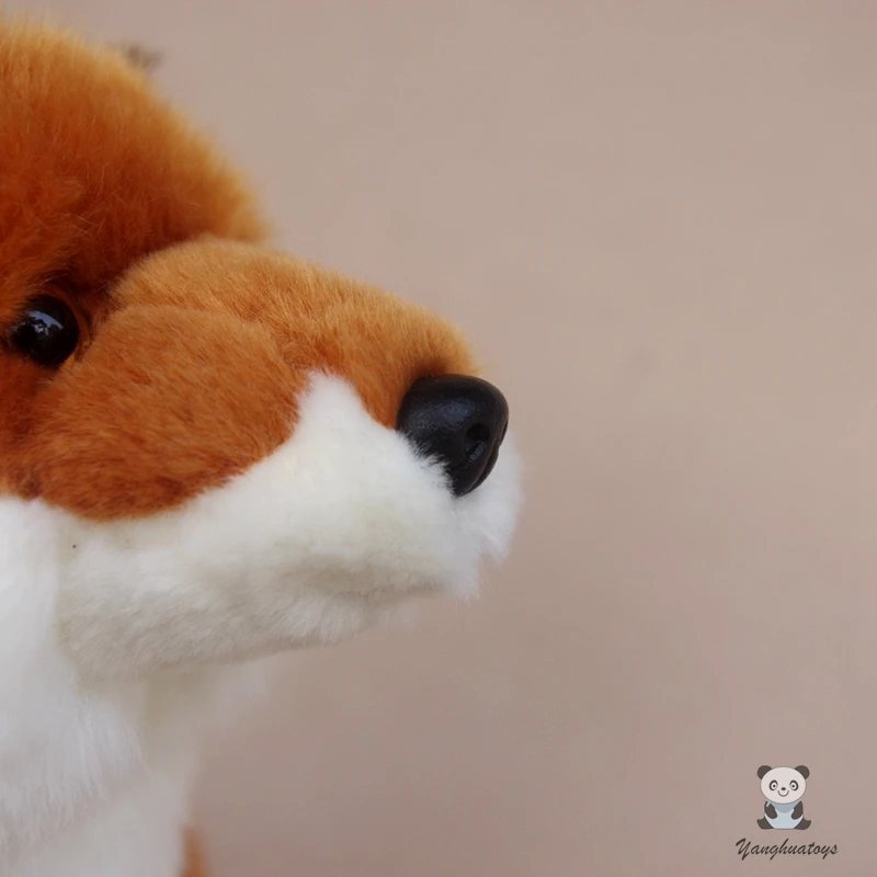 Stuffed Animals Kids Toys Real Life Plush Firefox Doll Red Foxes Home  Decoration Toy Present Store