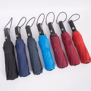 

Three-folding umbrella from the open to close three folding umbrellas Vinyl UV automatic umbrella