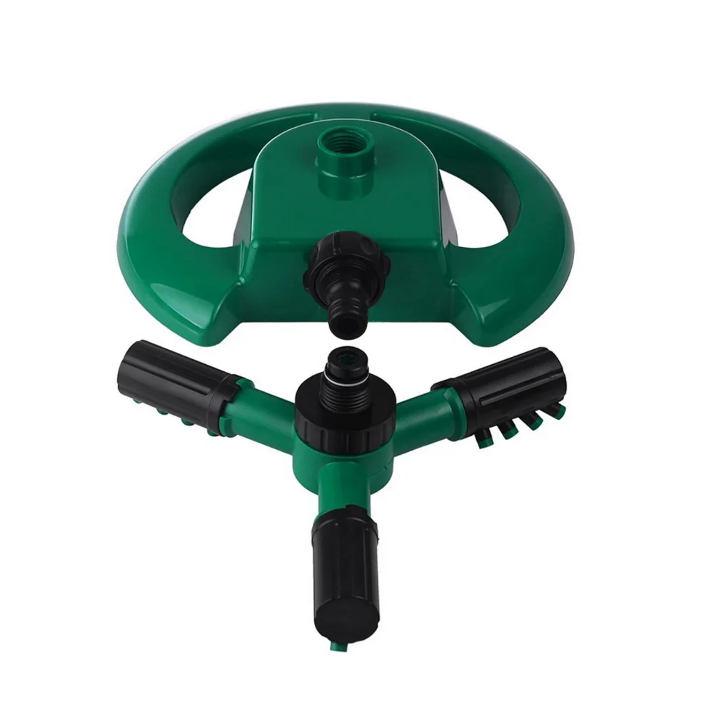Practical Plastic Nozzle ABS+PP Trident Flowers Sprayer Watering Equipment Water Sprinkler Green Rotated 360° Tools