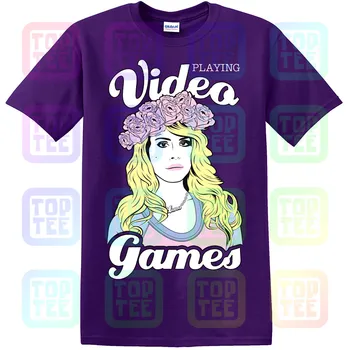 

LANA DEL RAY CARTOON STYLE VIDEO GAMES UNOFFICIAL MENS LADIES T-SHIRT