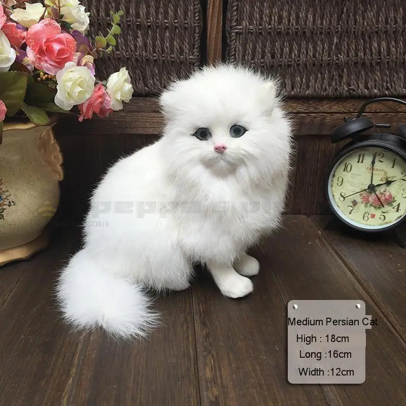 Имитация кошки кукла детская игрушка поддельный Кот персидский кот плюшевая игрушка Новинка подарок на день рождения