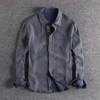 

2019 New style personality two side youth tops high grade men's casual denim blouse coat high quality cool boy handsome wear XL