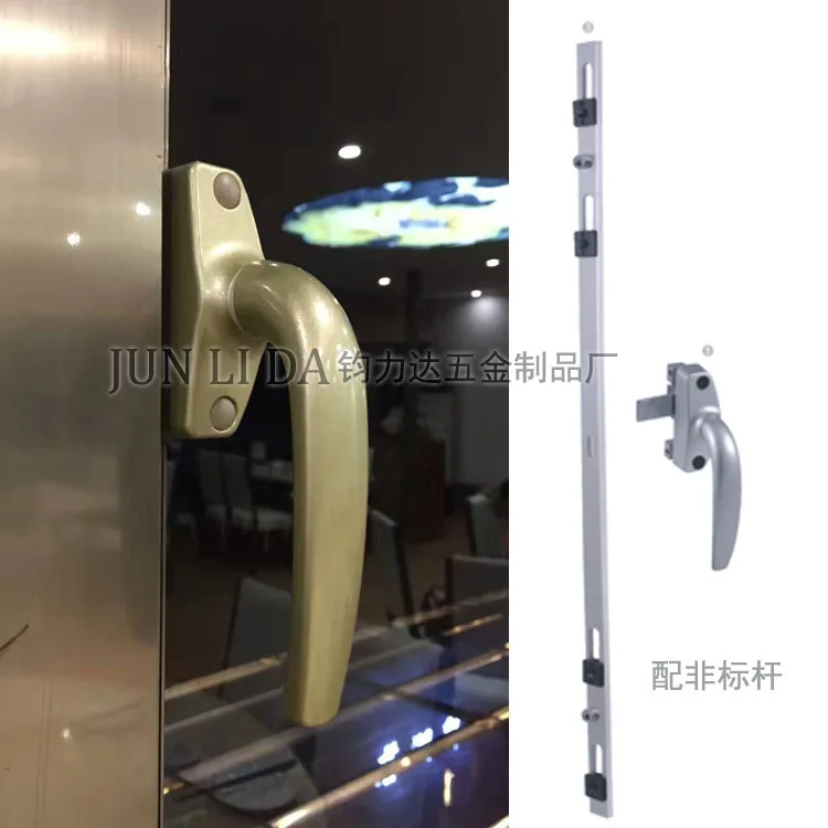 Manufacturers Direct Selling Aluminium Alloy Door And Window Drive Handle Lock Casement Window Two-Point Lock Handle Window Hand