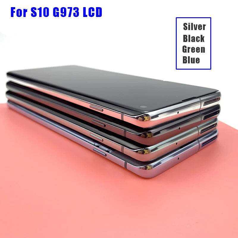 AMOLED для samsung Galaxy S10 SM-G9730 G973F ЖК-дисплей сенсорный экран дигитайзер Замена для samsung S10 G9730 ЖК