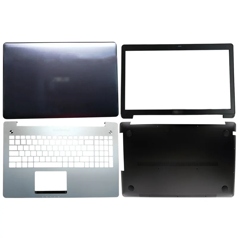 17 inch laptop case NEW Laptop LCD For ASUS N750 N750J N750JV N750JK N750G Non-Touch Computer Case Back Cover/Front Bezel/Palmrest/Bottom Case 17 inch laptop case