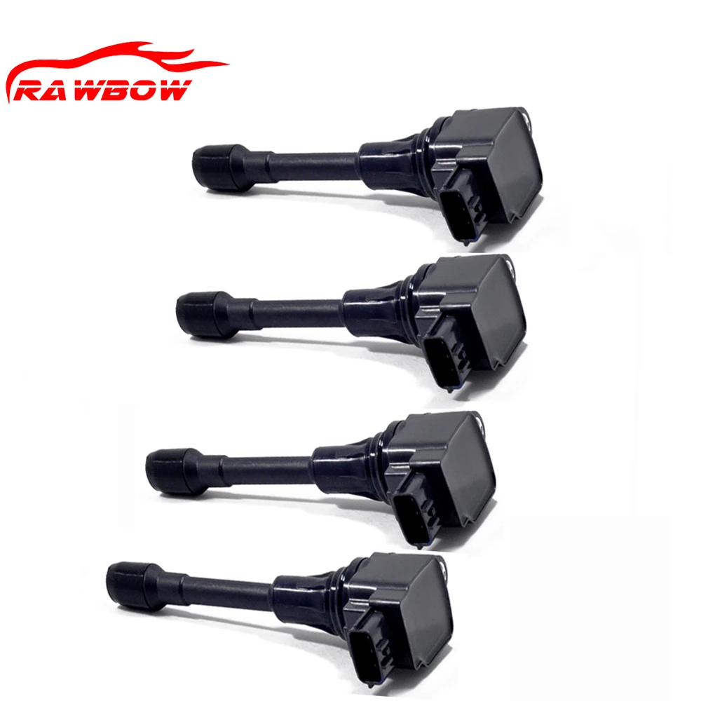 

4 PCS Ignition Coil 22448Ja00A 22448-1Hm0A For Nissan Infiniti Altima Rogue Sentra Versa Livina Frontier Tiida X-Trail