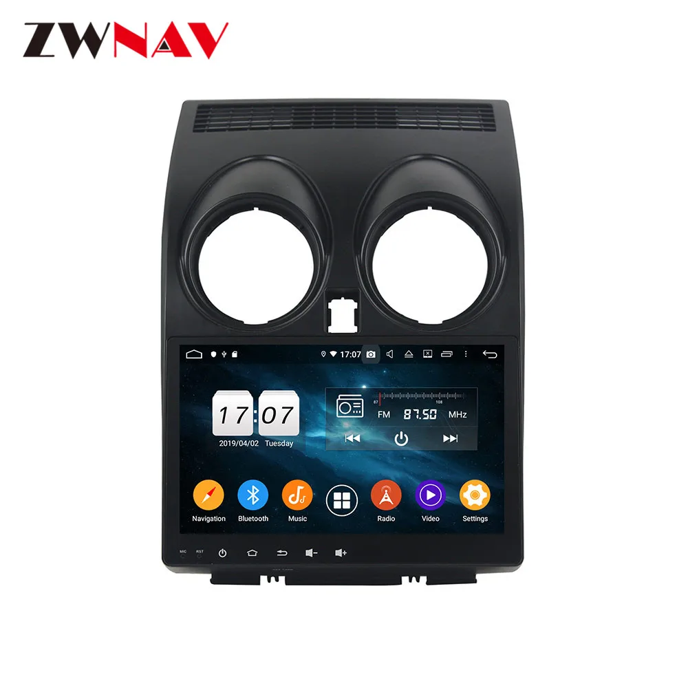 DSP Android 9 Автомобильный gps навигатор мультимедийный плеер для Nissan Qashqai 2008- авто головное устройство с радио магнитофон без DVD плеер