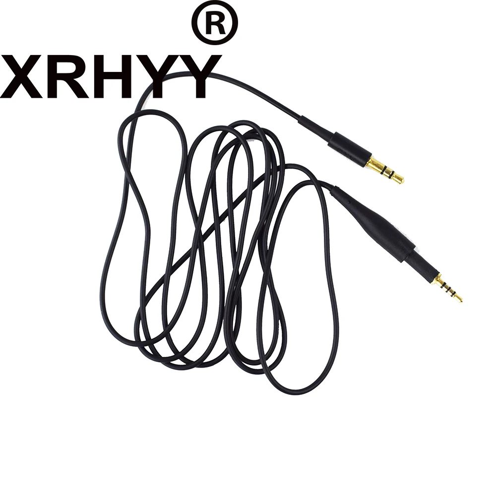 

XRHYY Black Replacement Cable Audio Cord For AKG K430 K450 K451 K452 Q460 K480 JBL J55 J55a J55i J88 J88a Headphones