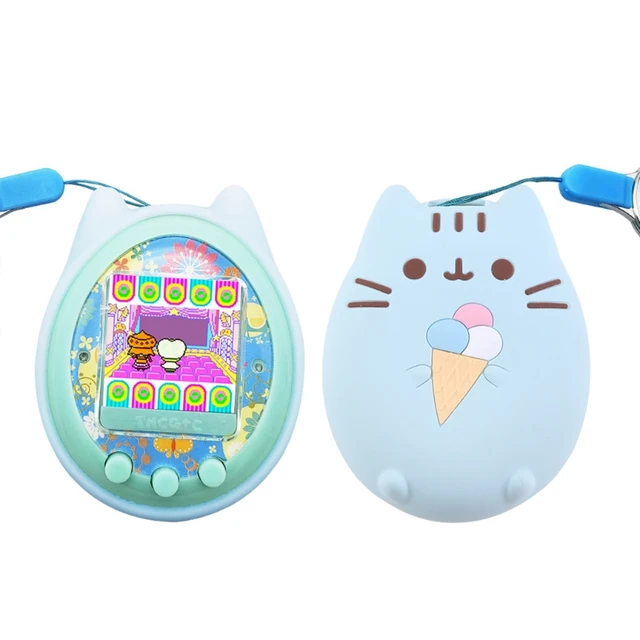 Silicone Case Cover Protective Hard Case Protective Sleeve Shell  for Tamagotchi On 4U+ PS m!x iD L and Meets 3
