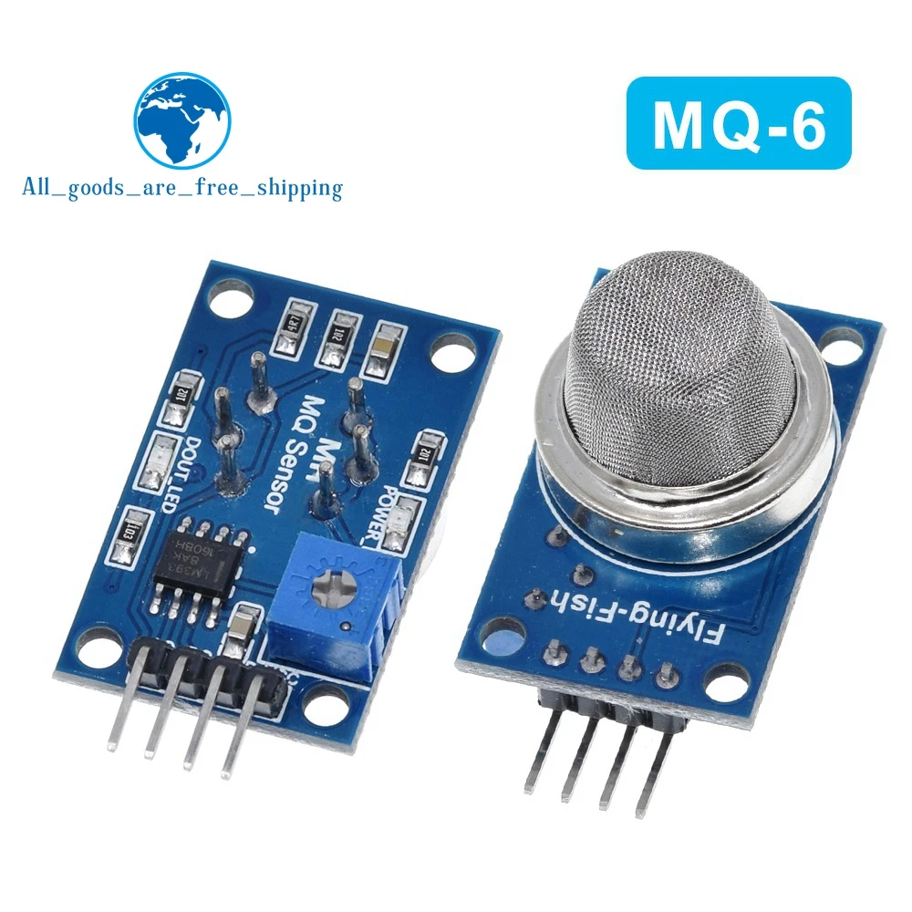 TZT 1/3PCS MQ-2 MQ-3 MQ-4 MQ-5 MQ-6 MQ-7 MQ-8 MQ-9 MQ-135 Erkennung Rauch Methan Flüssiggas Sensoren Modul für Arduino – Detail 24