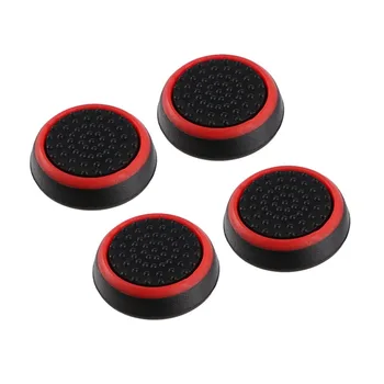 

4pcs Silicone Anti-slip Striped Gamepad Keycap Controller Thumb Grips Protective Cover for PS3/4 for X box One/360