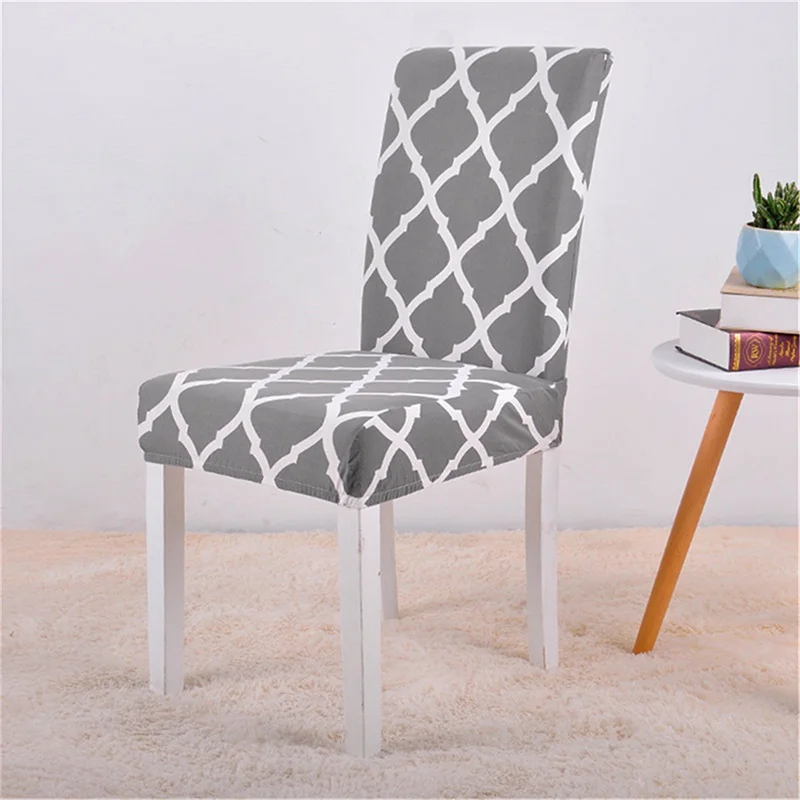 Gray Plaid chair cover