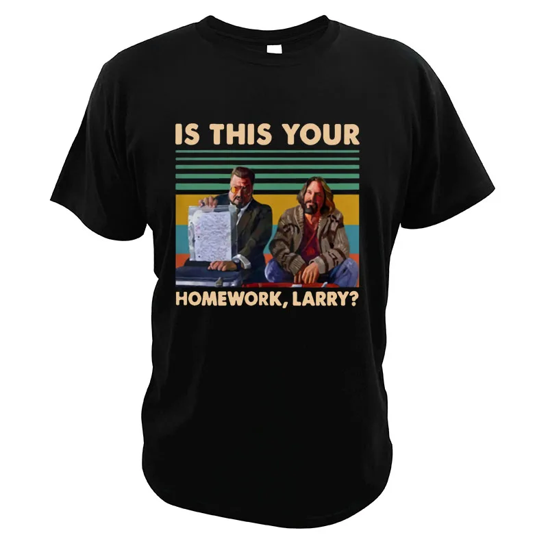 Футболка с забавным цифровым принтом Big-Lebowski | Мужская одежда