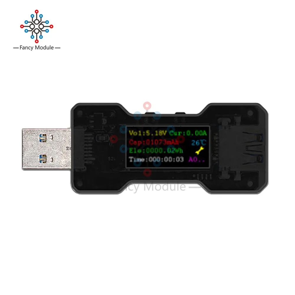 

FNB18 QC3.0QC2.0 Quick Charger Multi-functional Detector USB 3.0 Voltmeter Ammeter Battery Capacitance Tester Watt Meter Monitor