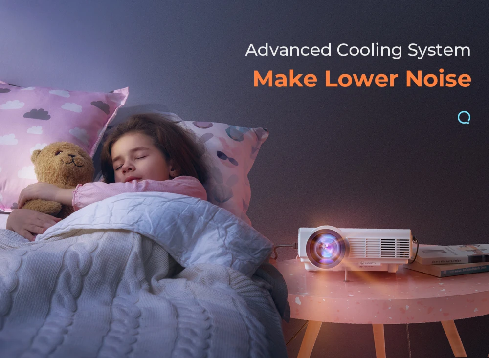 VANKYO L3 Mini projecteur 1920*1080P pris en charge 170 ''projecteur Portable pour la maison avec 40000 heures lampe à LED vie TV Stick PS4 HDMI