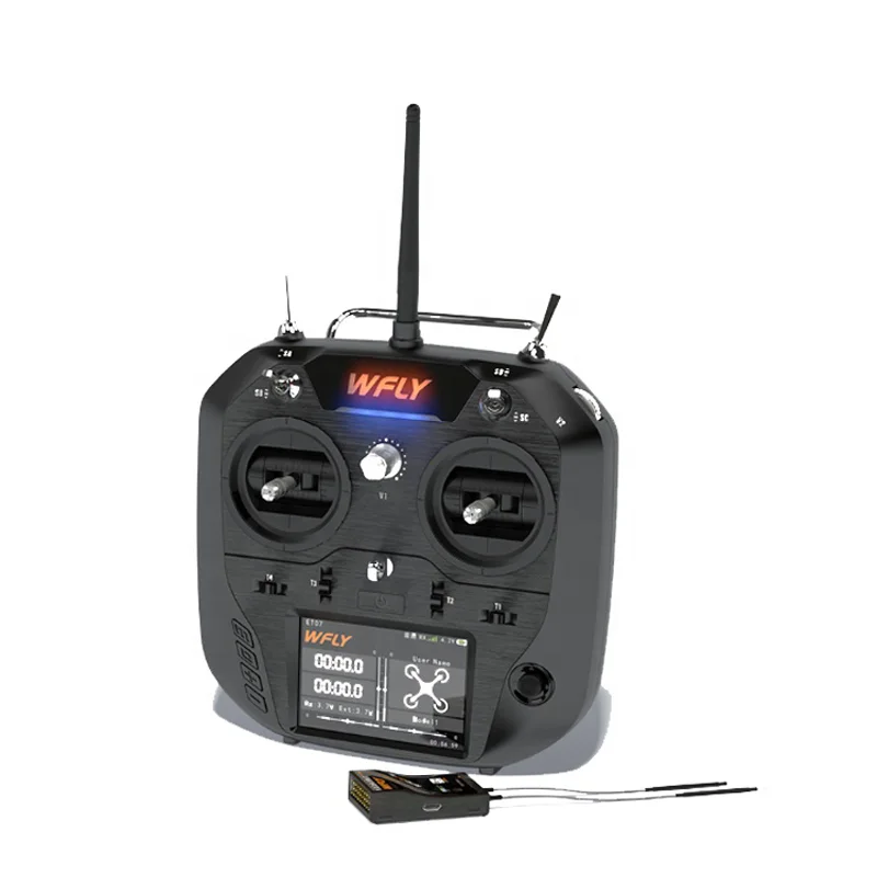 Радиоуправляемый передатчик WFLY ET07 10 каналов RF207S сенсорный экран FPV 2 4 ГГц