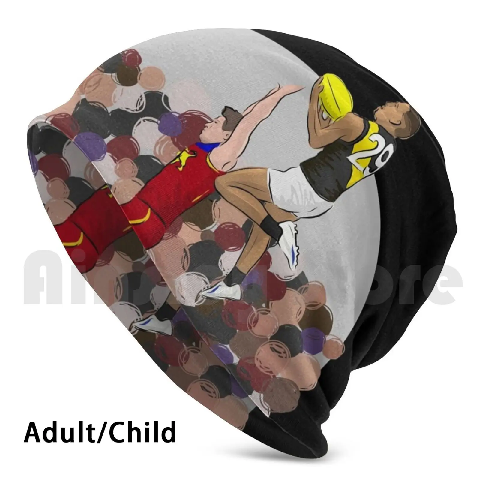 Shai Flying High Berretti Cappello Lavorato A Maglia Hip Hop Tigers Byrd Tiger Time Footy Gotiges Premiagrumi Premiers Aussie