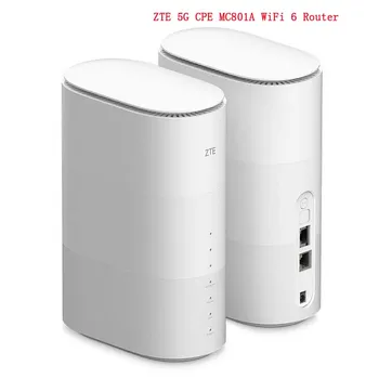 Billige Neue ZTE MC801A CPE 5G Router Wifi 6 SDX55 NSA + SA N78/79/41/1/28 802,11 AX WiFi Modem Router 4g/5g WiFi Router Sim Karte