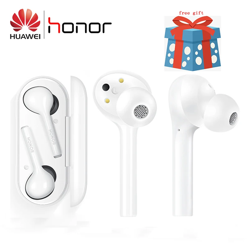 Оригинальные huawei Honor Flypods в ухо Молодежные наушники Bluetooth 4,2 Беспроводные с микрофоном Регулятор громкости для Honor V10 V20 8X Magic2