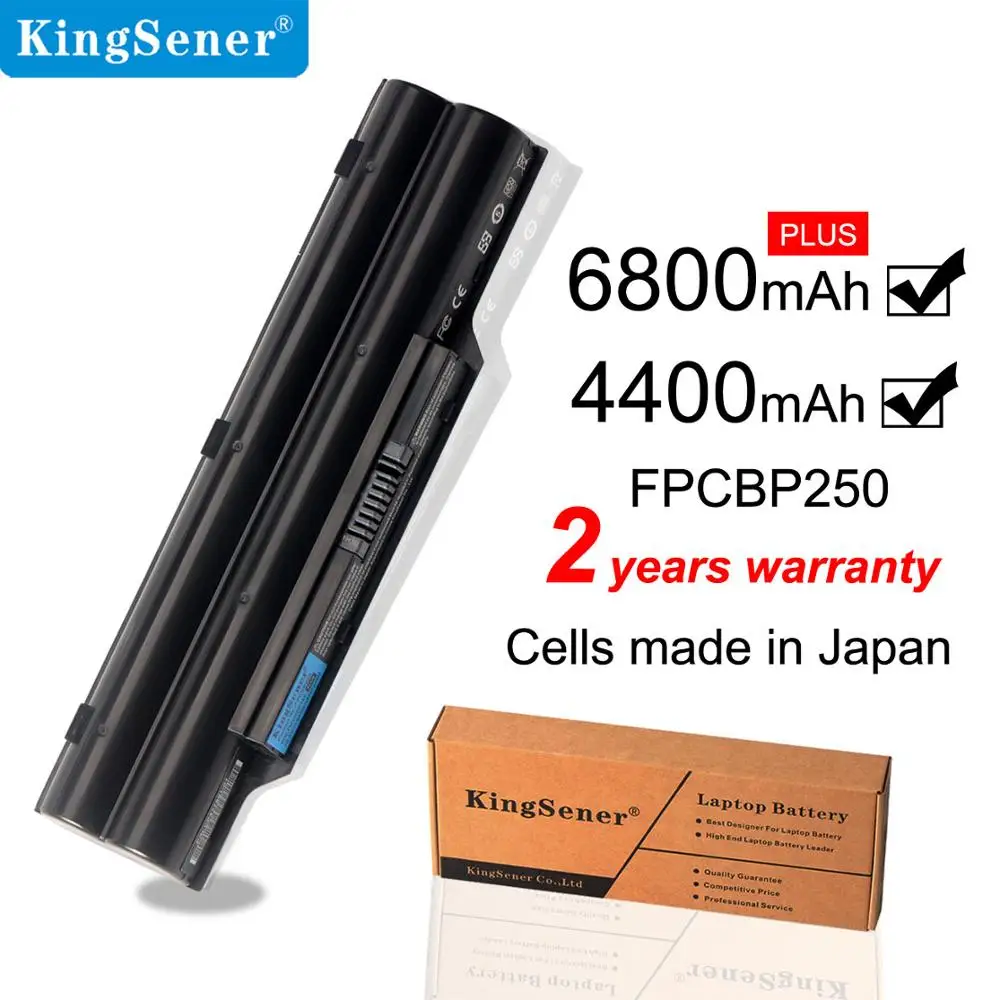 Аккумулятор KingSener FPCBP250 для FUJITSU LifeBook A530 A531 PH521 AH530 AH531 LH701 LH520 LH522 FMVNBP186 FMVNBP189|battery for
