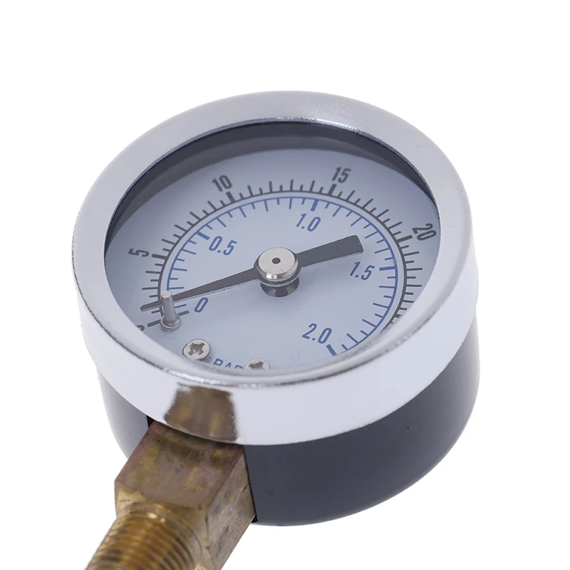 0-30psi Mini Luftkompressor Meter Hydraulischer Manometer Messer 