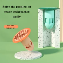 

Modern Household Floor Drain Core Waterproof Deodorant Insect-proof Sewer core Kitchen Toilet Anti-cockroach Seal Drain Valve
