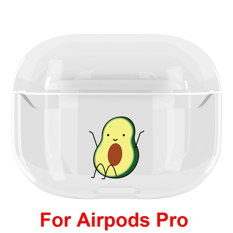 Прозрачные чехлы для наушников для Apple AirPods Pro, 3-е зарядное устройство, милый жесткий чехол из поликарбоната с кристаллами для Airpods 2nd 1, чехлы - Цвет: For AirpodsPro 08