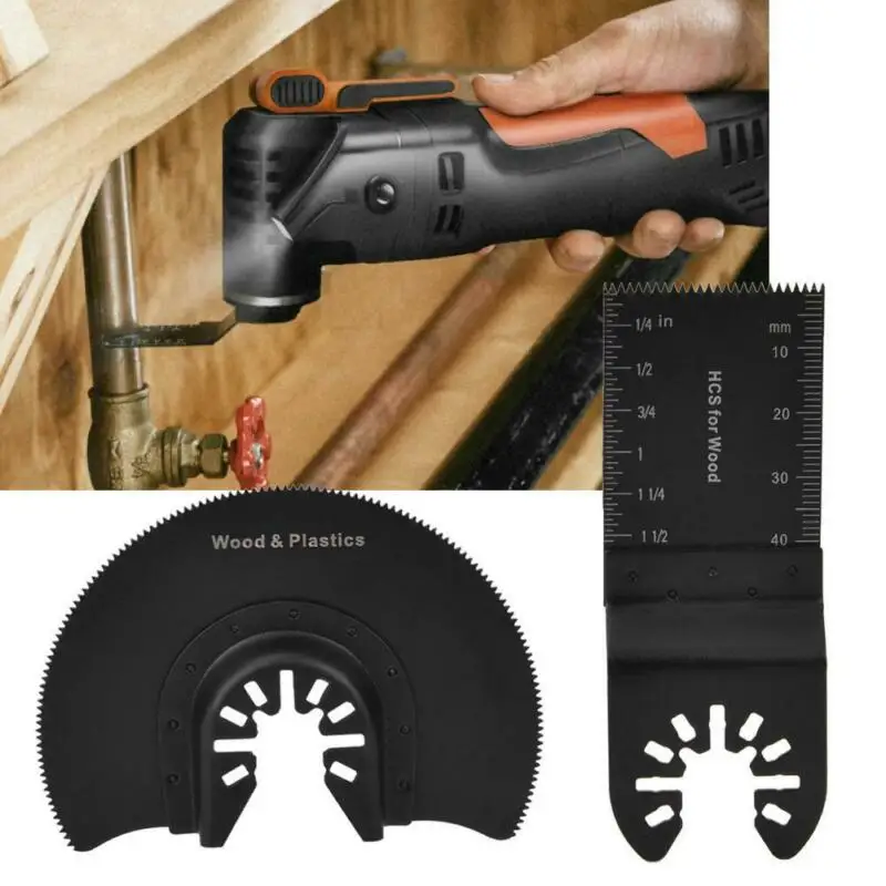 Carbon Steel Oscillating Black Cutter Grinder Set Multi Tool Saw Blade E-Cut Kit