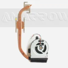 Радиатор для ноутбука asus, охлаждающий вентилятор, кулер для процессора X55V F55C X55 X55VD, радиатор для процессора+ латунный радиатор, активный процессор