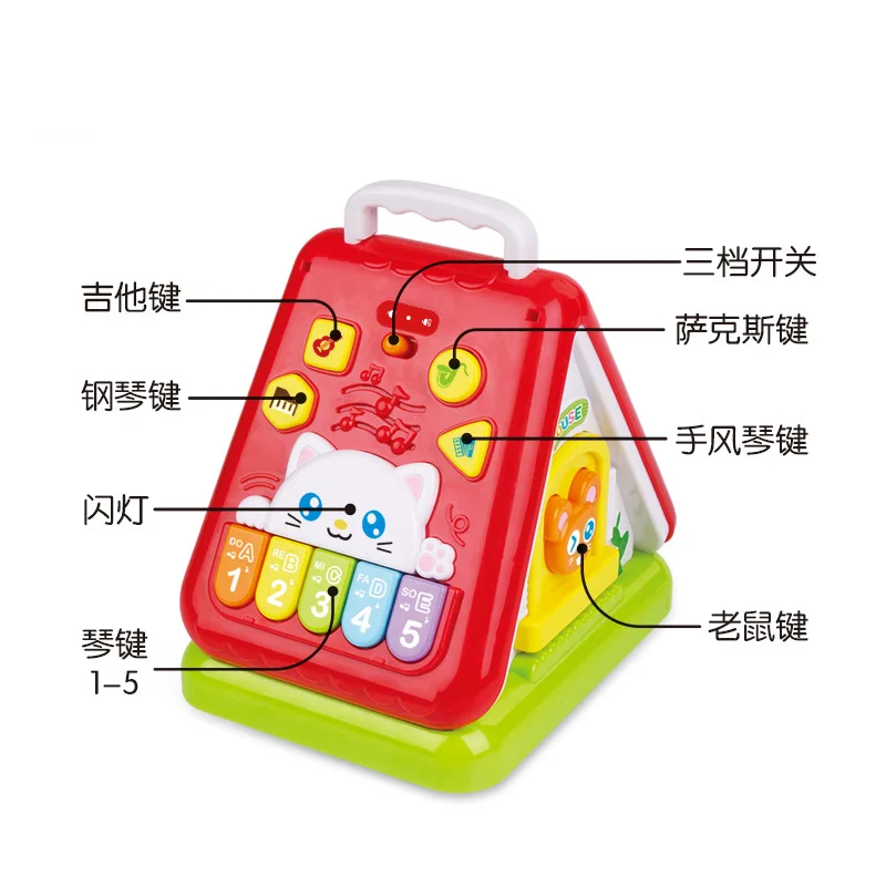 

Your life Pro-Infant Early Education Fun House Educational Cognitive Toy Building Blocks Acumen Estates Are Multi-functional Bab