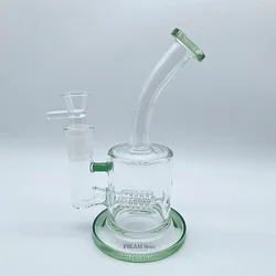 Novo 10 Polegada vaso de vidro garrafa de narguilé fumar tubo verde acessórios tubos de fumaça decoração para casa presentes para amigos