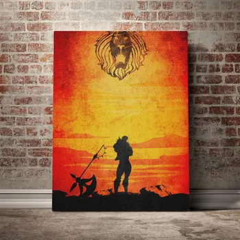 

Lion's Sin of Pride Escanor Poster Canvas Wall Art Decoration prints for living Kid Children room Home bedroom decor painting