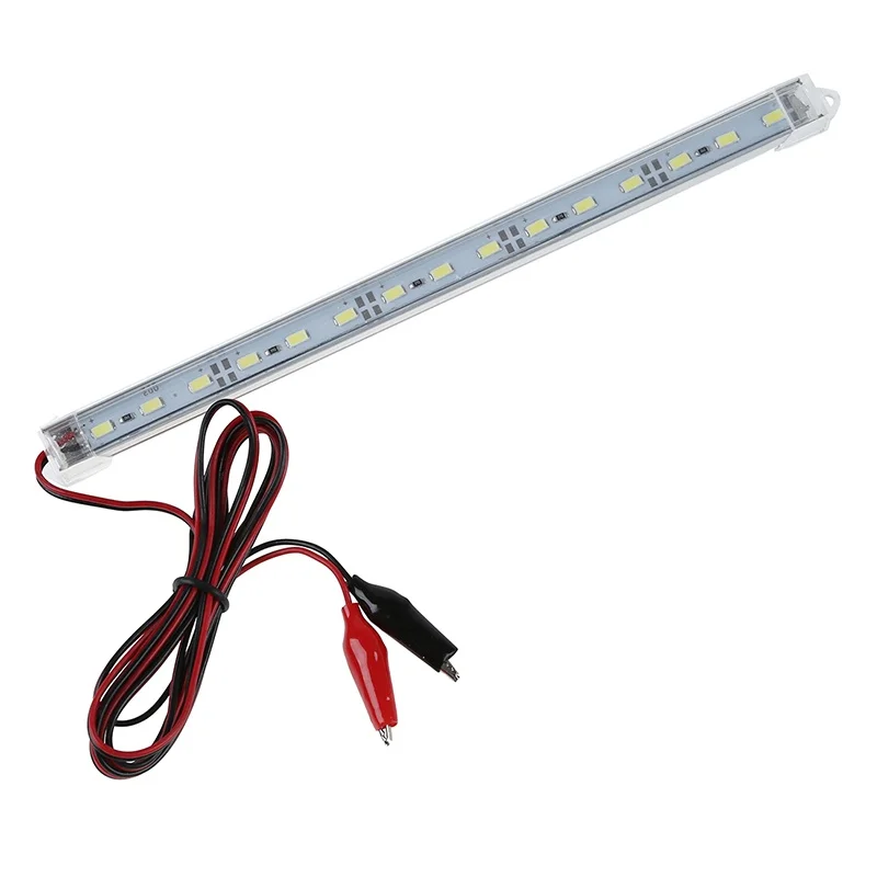 Buy 2pc 12V Car 15 LED 5630 SMD Interior Light Strip Lamp Bar Van Caravan Fish Tank