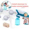 New Summer Smoke Magic Bubble Machine Electric Automatic Bubble Blower Maker Gun Kids Outdoor Toys Birthday Gift 4