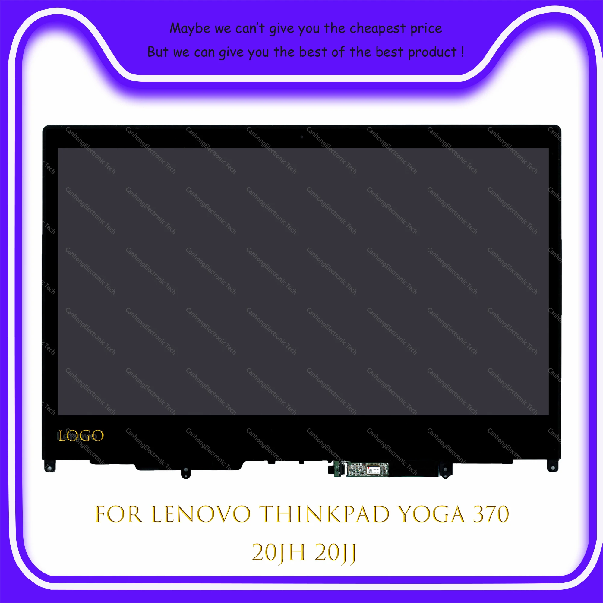 13.3'' FHD For Lenovo Thinkpad Yoga 370 20JH 20JJ Series Laptop LCD Touch Screen Digitizer Assembly With Frame 01HY320 | Компьютеры