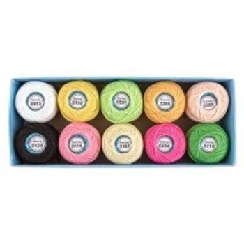 

Yarn "gamma" Iris assorted 100% cotton 10g No. 19
