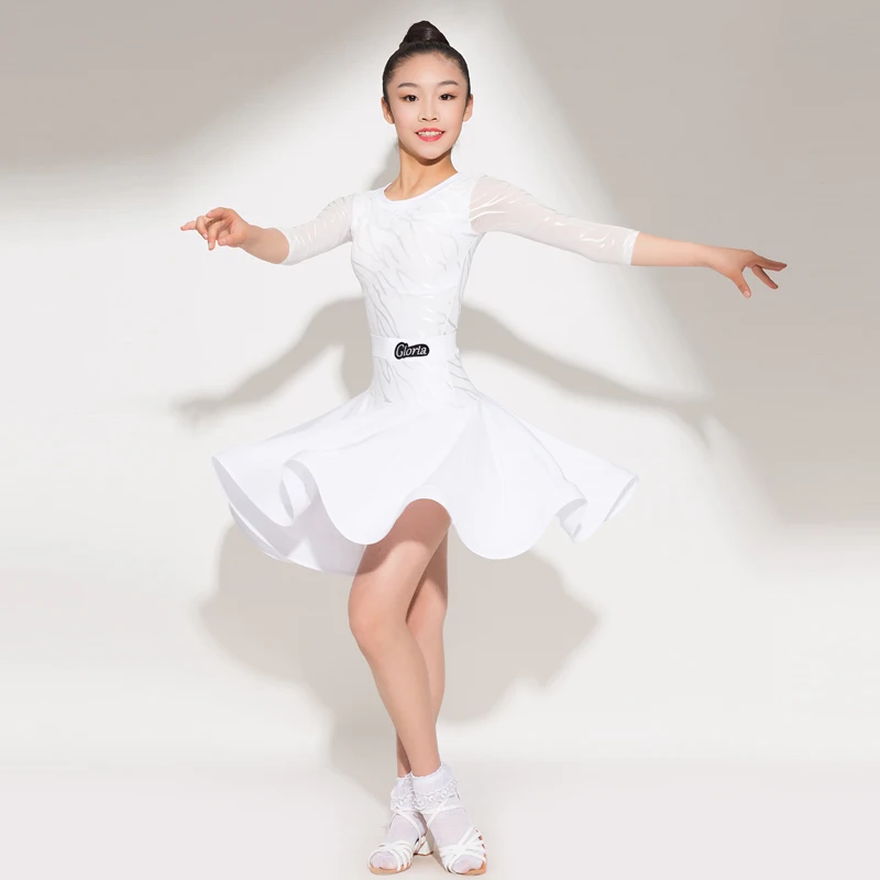 

Latin Dance Skirt Sets For Girls Competition Costume Professional Dancer Outfits Ballroom Practice Wear Waltz Dance Wear DL6923