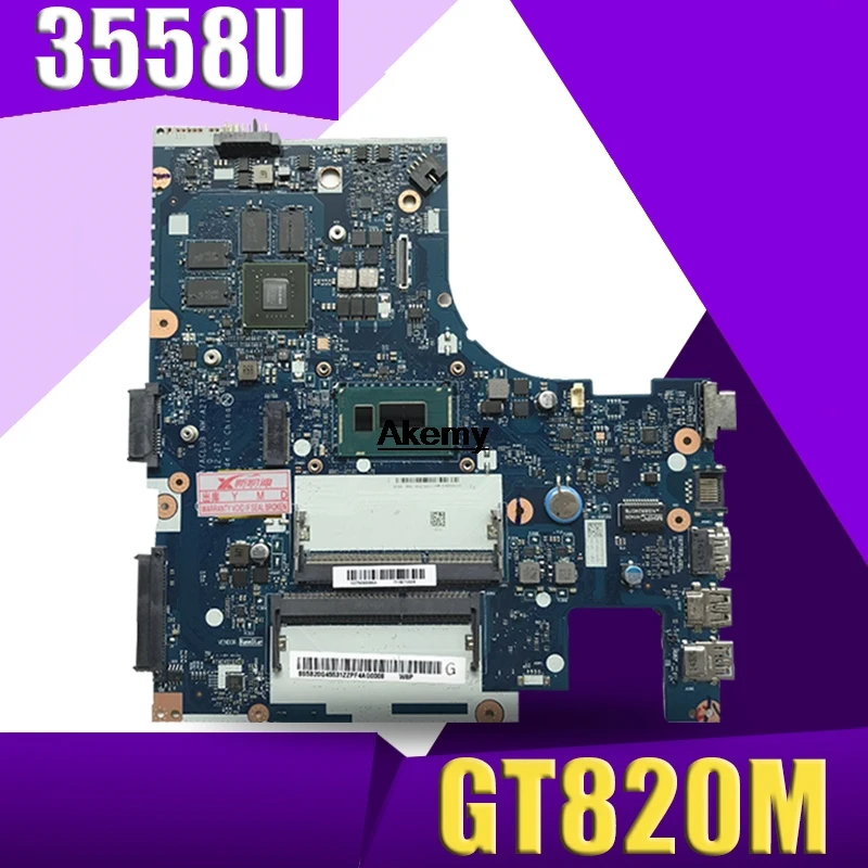 ACLUA/ACLUB NM-A273 for Lenovo Z40-70 G40-70M notebook motherboard CPU 3558U GT820M 2G DDR3 test work