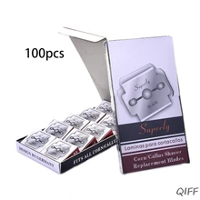 100 шт./кор. Сменное лезвие, удаляет мертвую кожу удалитель мозолей ногтей Nail Art Педикюр лезвия инструмент для ухода за ногами