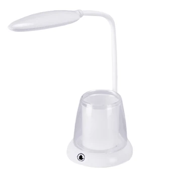 

ICOCO Energy Saving Creative Touch Sensitive Desk Lamp Dimmable Bedroom LED Lamp Students Table Lamp With Pen Holder