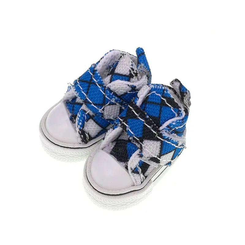 Dark Blue Тильда 3,5 см Blyth кукольная обувь, Модная стильная парусиновая обувь для Blythe BJD кукла 1/8 для Корейская группа EXO плюшевые куклы 15 см кукольные игрушки - Цвет: Dark Blue