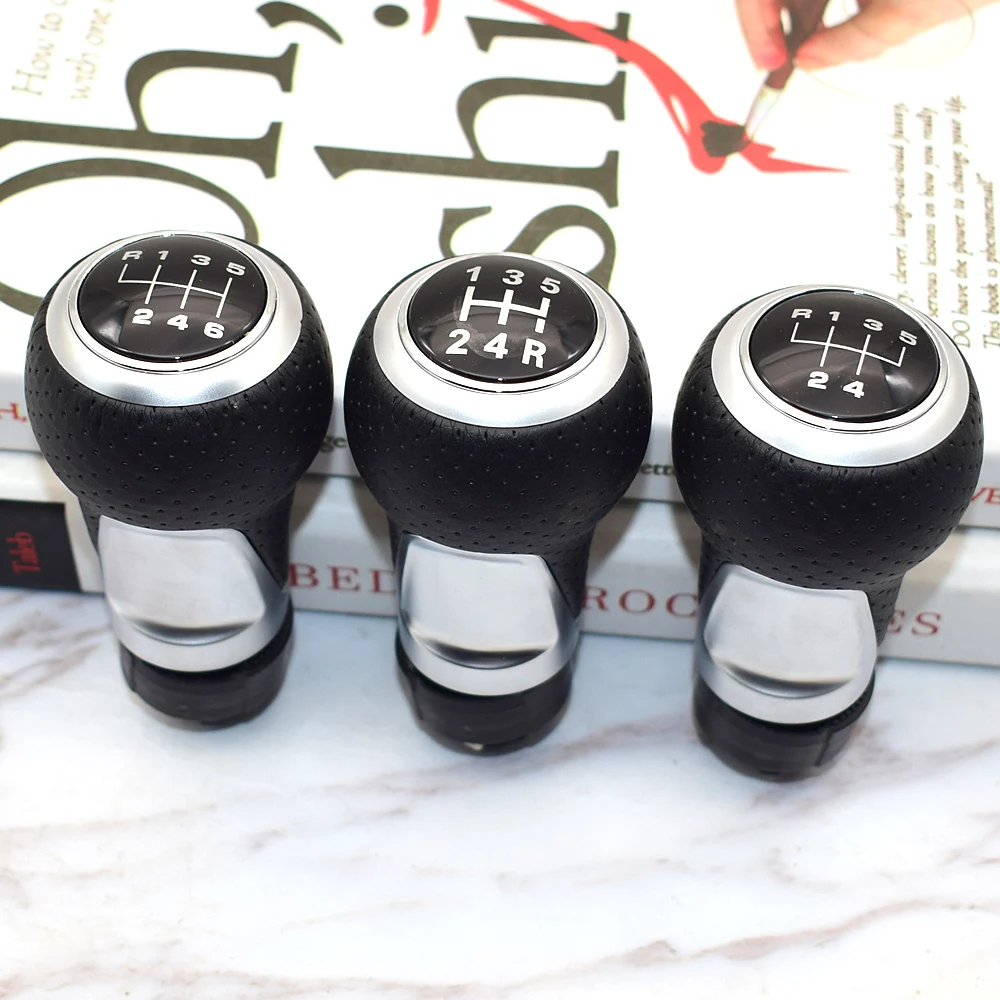 

Car Manual Gear Shift Knob Lever Stick Pen Handle Ball Head for Audi A3 S3 2001 2002 2003 12mm 5 / 6 Speed Styling Accessories