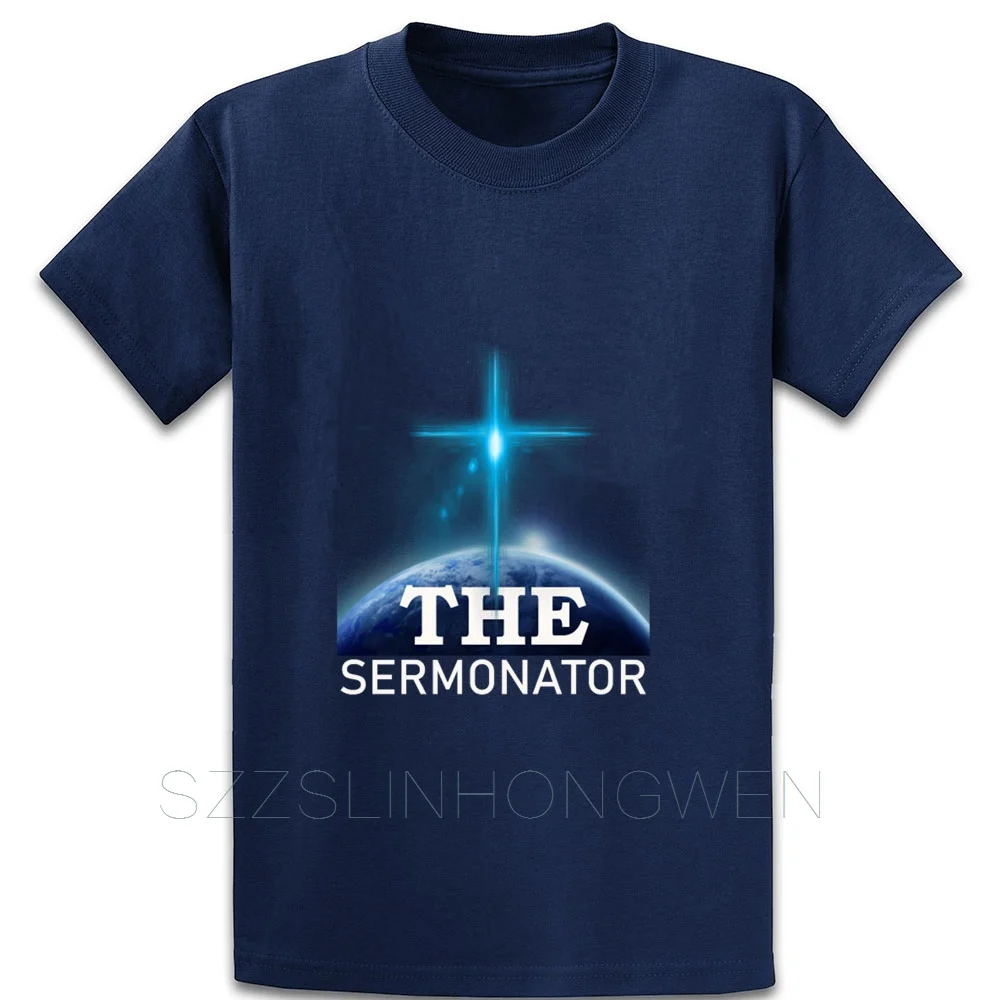 Футболка Sermonator Paster с коротким рукавом модная дизайнерская рубашка круглым